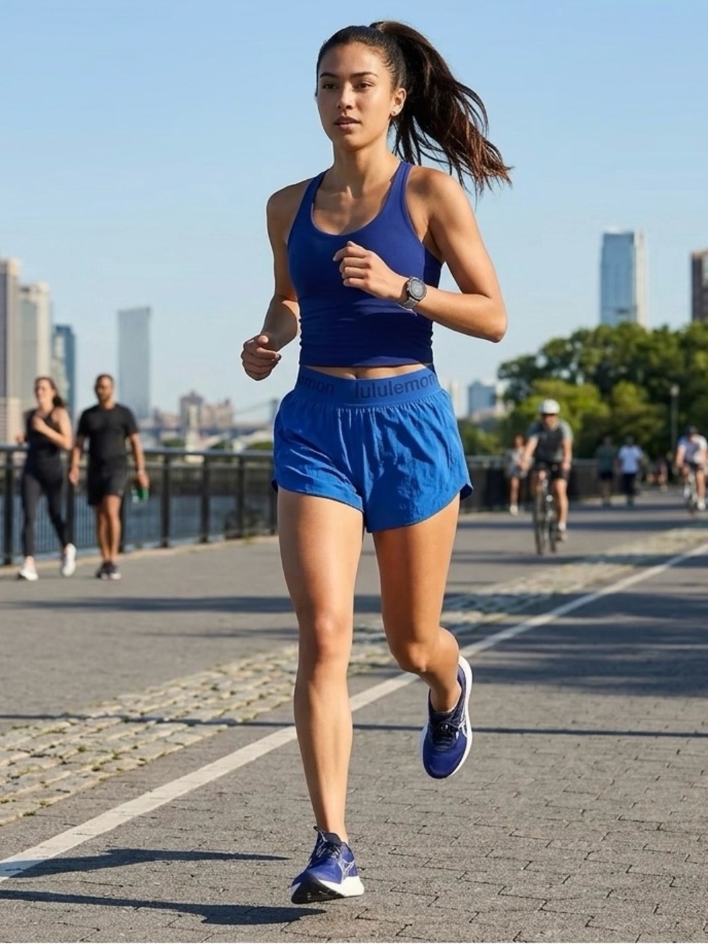 lululemon athletica Royal Blue Athletic Running Shorts
